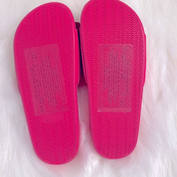 Victoria’s Secret PINK Slides Sandals NWT Excellent Condition - Picture 4 of 5